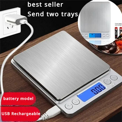 Mini Digital Kitchen and Jewelry Scale 0.1-3000g
